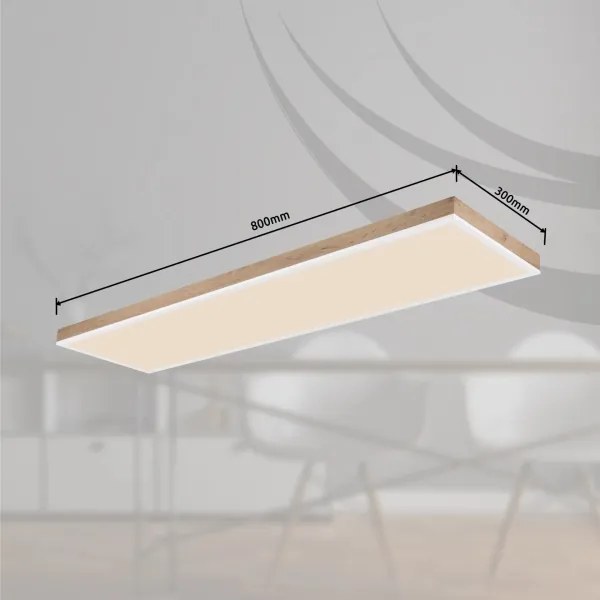 Globo 416080WWD5-CCT - stmievateľné LED stropné svietidlo DORO, LED/36W/230V 2700-6500K, s diaľkovým ovládaním, hnedé