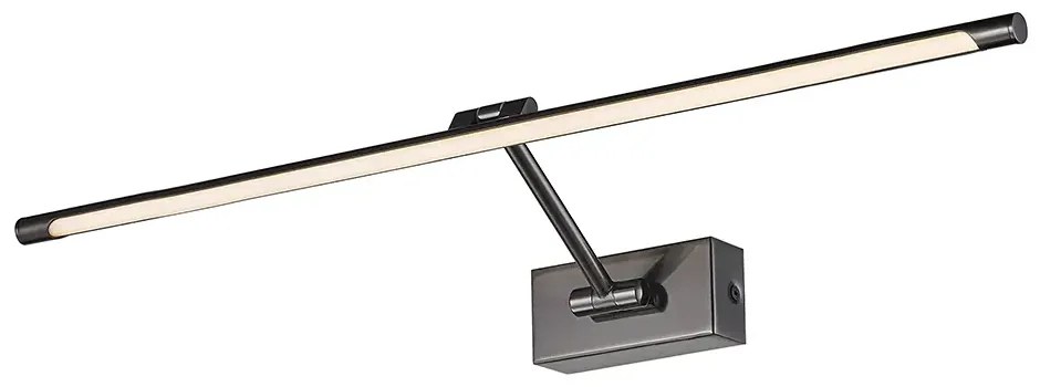 LED nástenné svietidlo Davinci 90 čierna chrom