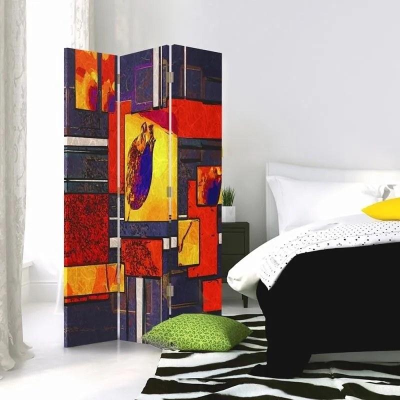 Gario Paraván Abstrakt a geometria Rozmery: 110 x 170 cm, Prevedenie: Klasický paraván