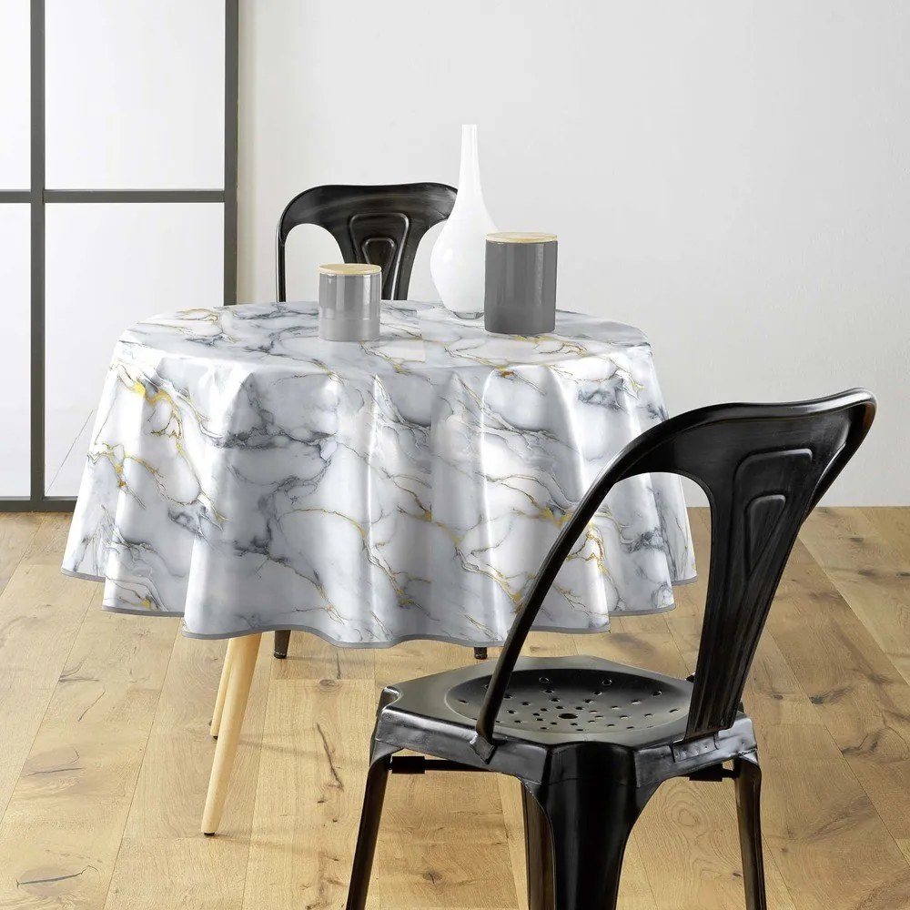 Umývateľný obrus ø 160 cm Marquina – douceur d'intérieur