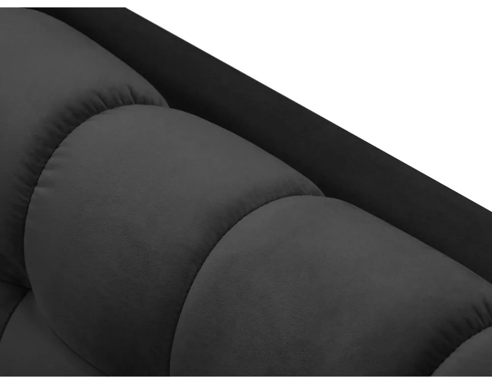 Sivá zamatová pohovka Cosmopolitan Design Bali