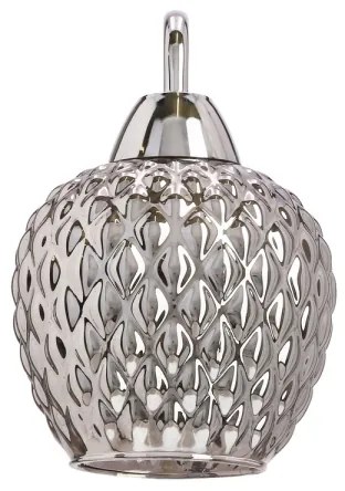 Nástenná lampa TOBIAS 1xE27/40W/230V lesklý chróm