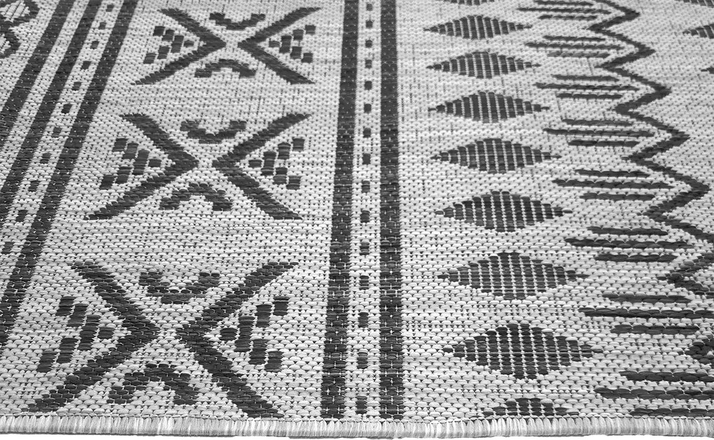 BE Koberec Eqos 0002 GREY – sivý obdĺžnikový Rozmer: 140x190 cm