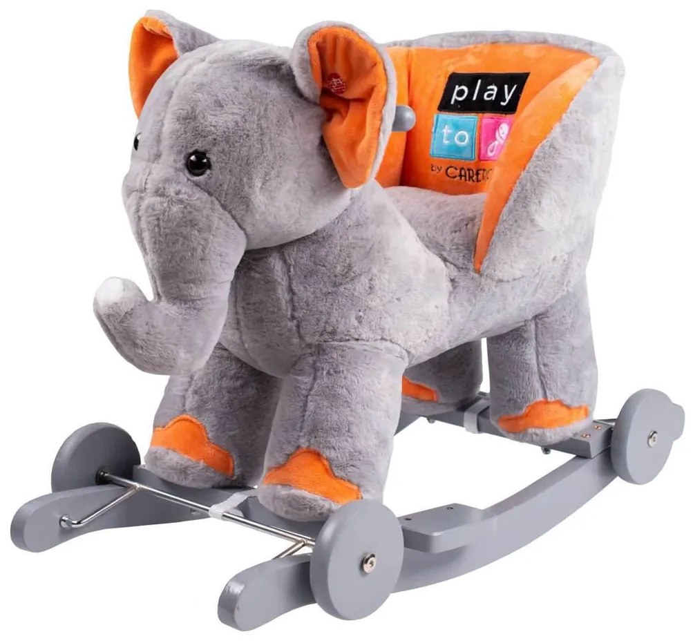 Hojdacia hračka s melódiou a kolieskami PlayTo sloník
