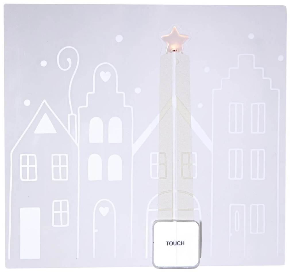 STAR TRADING Svietiaca vianočná dekorácia na okno. LED Windo