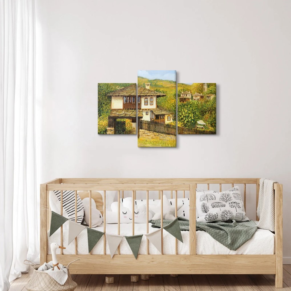 Obraz - Chalúpky v lete (90x60 cm)