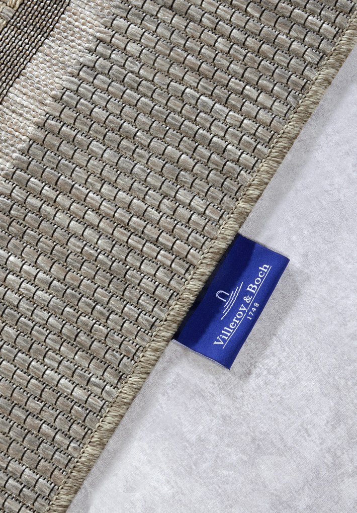 Kusový koberec Villeroy & Boch 106076 Brown – na von aj na doma, 190x290, hnedá, chodba / predsieň, Villeroy & Boch