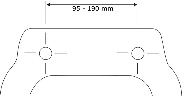 WENKO 22402100-WC sedadlo SAMOS 44,5x37,5 cm šedá/strieborná
