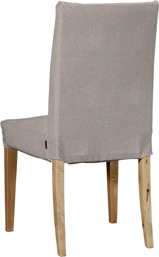 Návlek na stoličku Henriksdal (krátky) farba produktu béžová látka zapletaná