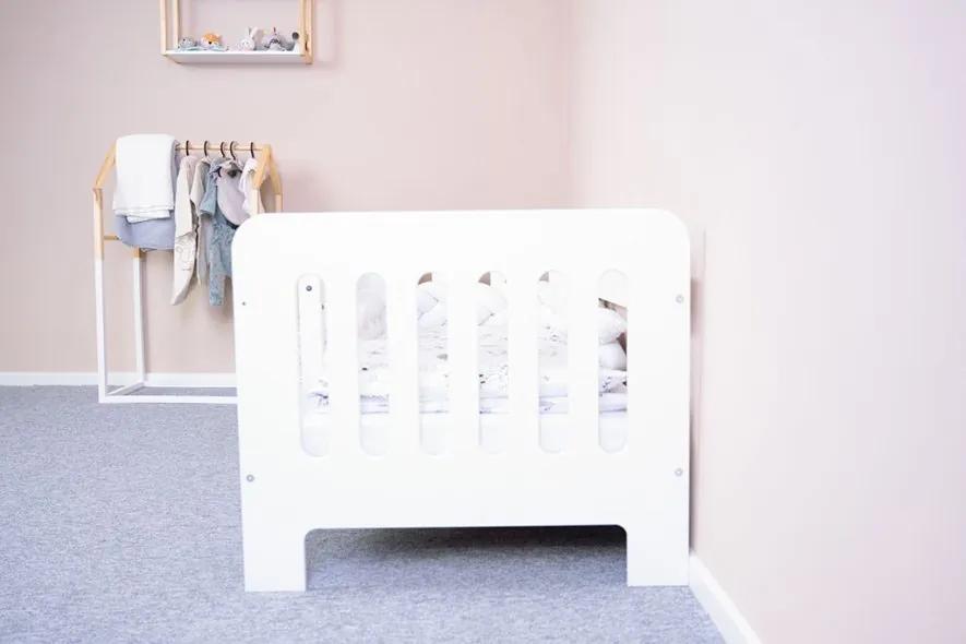 NEW BABY Detská posteľ so zábranou New Baby ERIK 140x70 cm biela