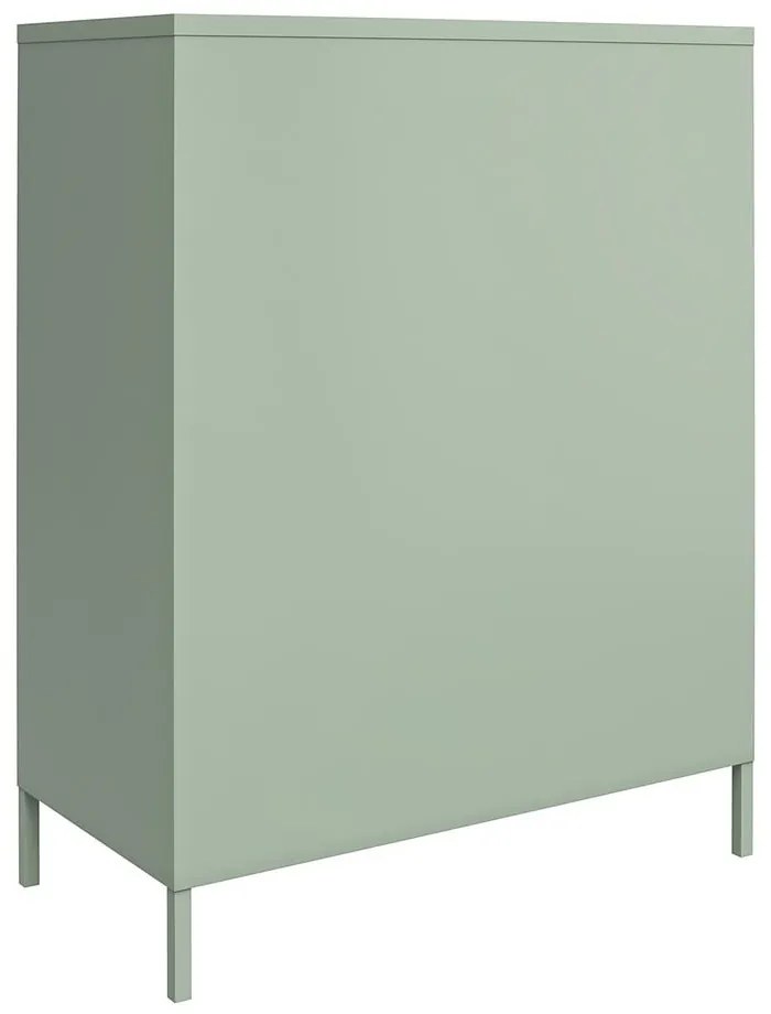 Zelená kovová skrinka 40x102x80 cm Mission District – Støraa