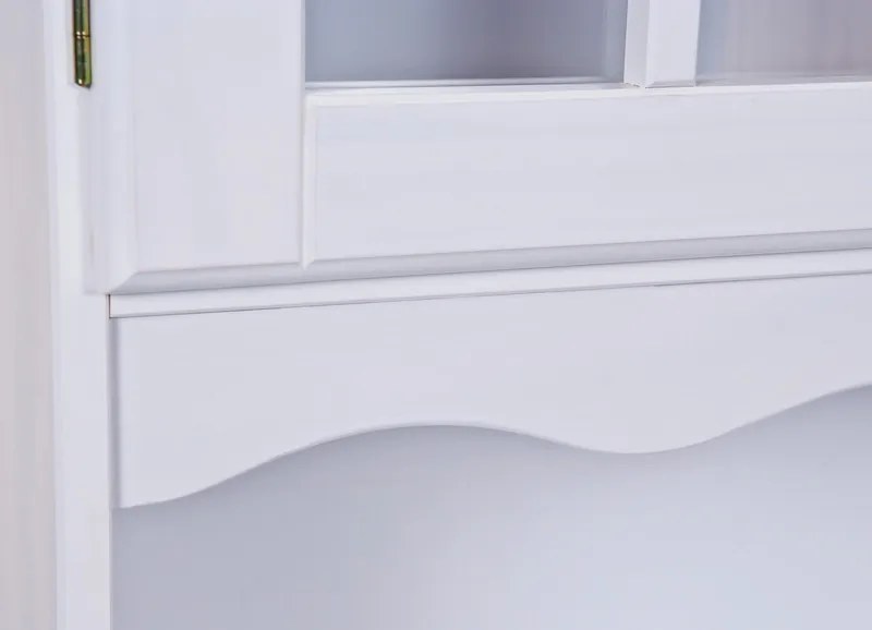 Široká vitrína In-Siena, bielena borovica