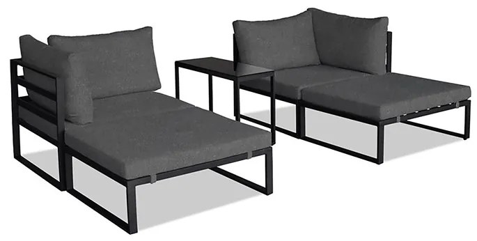 Autronic AKCIA Záhradná zostava, kov, látka, sivá, AZ-L1761 GREY Farba: Šedá