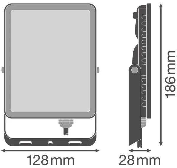 Ledvance - LED Vonkajší nástenný reflektor FLOODLIGHT LED/30W/230V 4000K IP65
