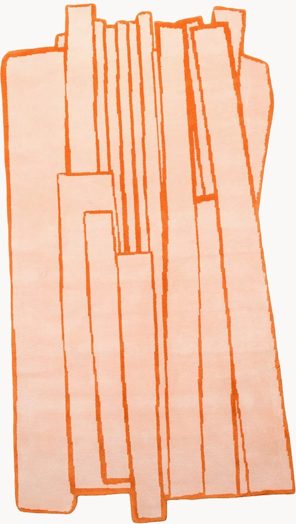 Ručne viazaný vlnený koberec Contour