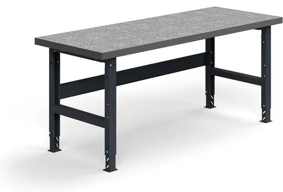 Dielenský stôl TRUST, 2000x760mm, 600 kg, vinylový povrch