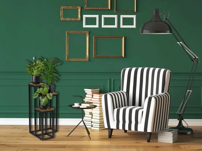 Stojan na kvety MUNIR RUSTIC čierny