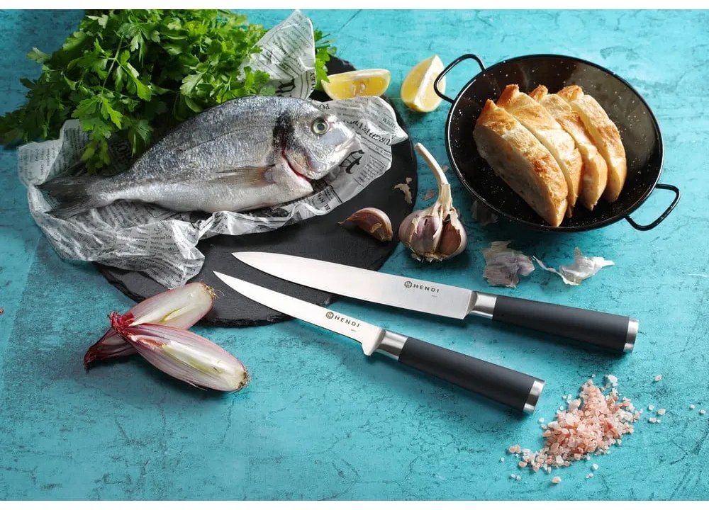 Súprava nožov z nehrdzavejúcej ocele 9 ks – Hendi