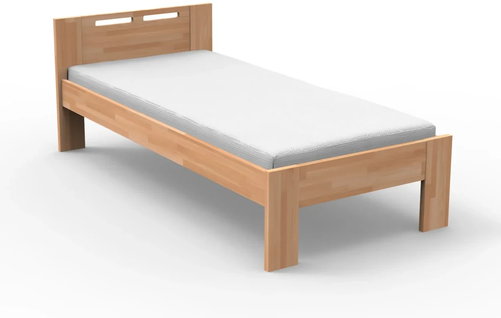 Jednolôžková posteľ 120 cm Neoma (masív). Vlastná spoľahlivá doprava až k Vám domov. 745003