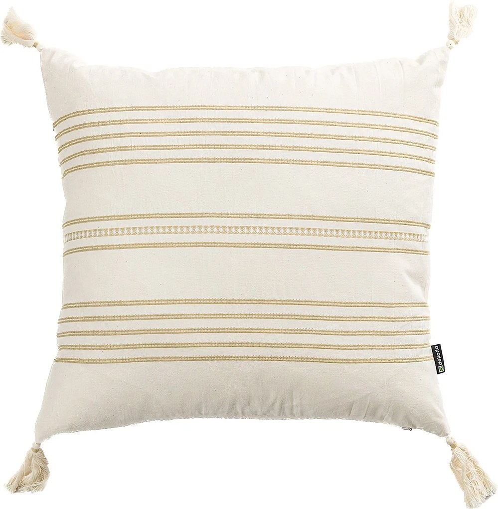 Obliečka na vankúš Linea Sand Tassel 45x45 cm