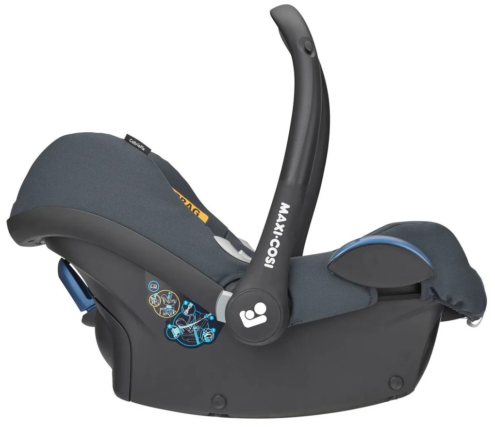 Autosedačka CabrioFix i-Size 0-13kg Essencial Graphit