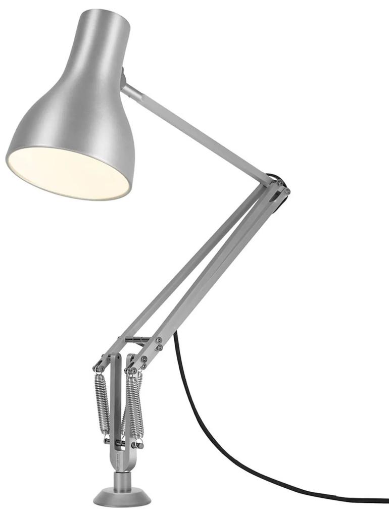 Anglepoise Type 75 lampa pätica skrutky striebro