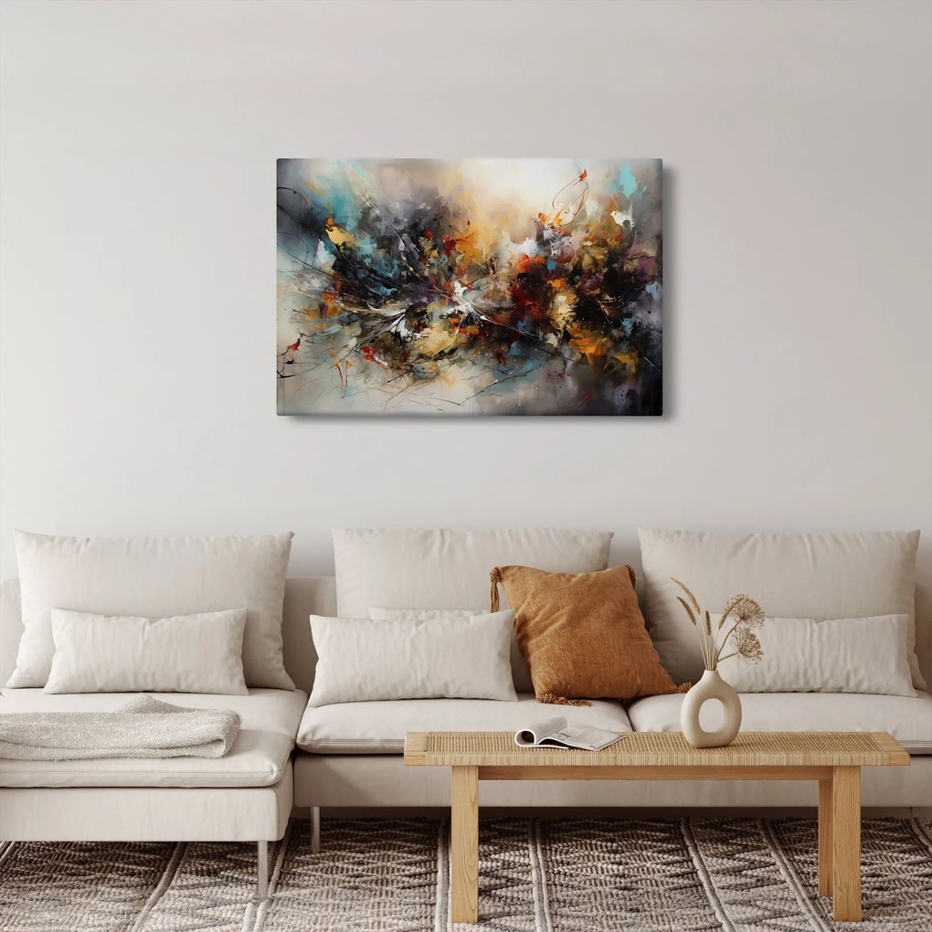 Obraz - Abstraktná grafika (90x60 cm)
