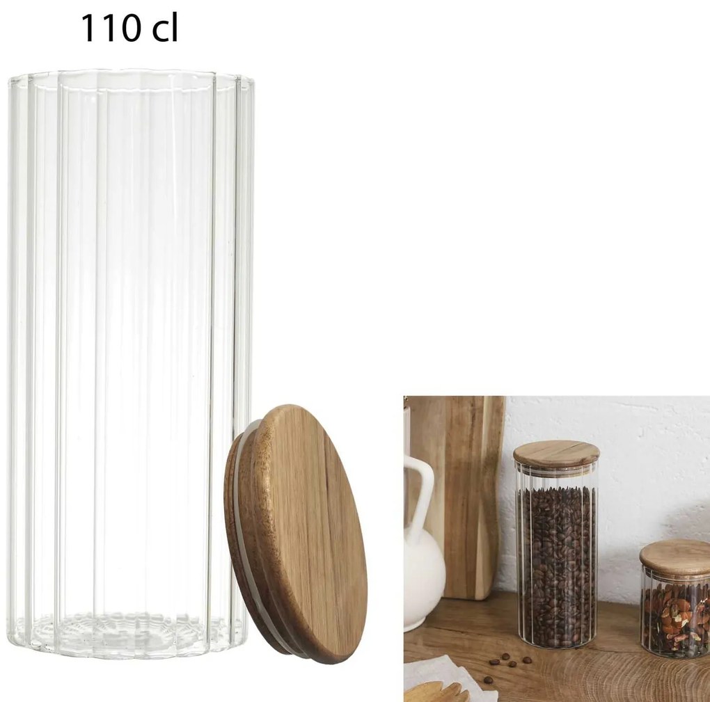 Sklenená nádoba na potraviny Arno 1100 ml