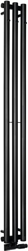 Sapho Sapho, PILON vykurovacie teleso 196x1800mm, so 3 háčikmi, čierna matná, IZ128T