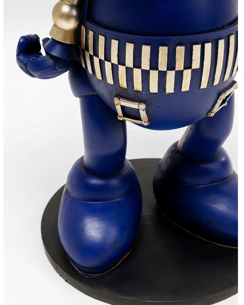 Robot World príručný stolík modrý Ø40 cm