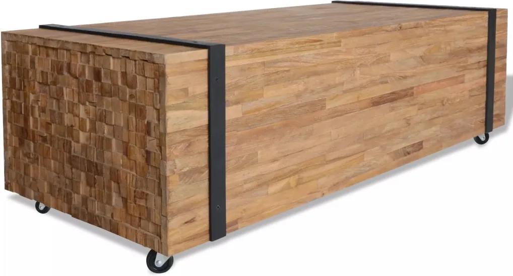 244516 Edco Konferenčný stolík, teakové drevo, 110x45x35 cm