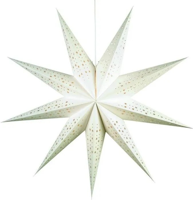 Svietiaca hviezda Solvalla White, 100 cm