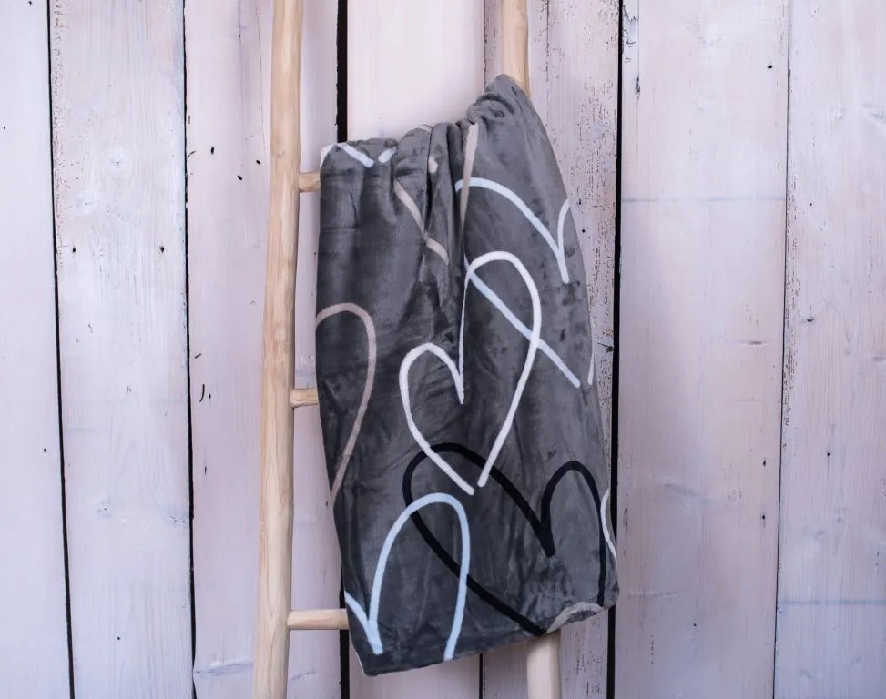 Deka z mikrovlákna 150 x 200 cm – Love