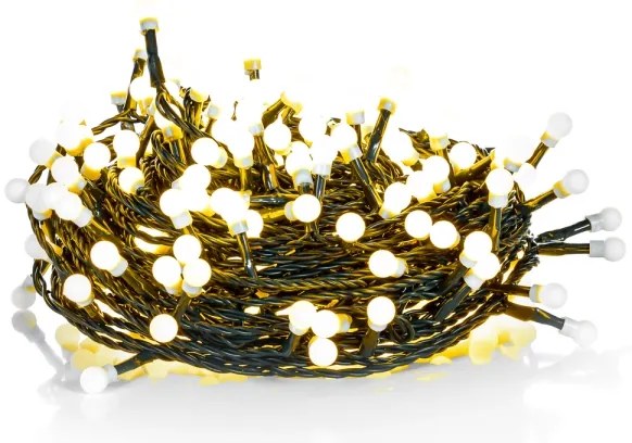 Retlux - LED Vonkajšia vianočná reťaz 100xLED/8 funkcií 15m IP44 teplá biela