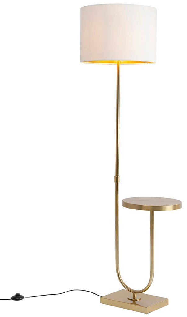 Posso stojacia lampa mosadzná 155 cm