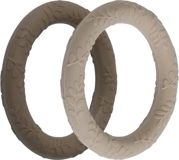 Silikónové hryzátko / béžovo hnedé