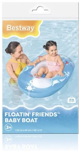 Nafukovací čln Bestway 34037 delfín 102x69 cm