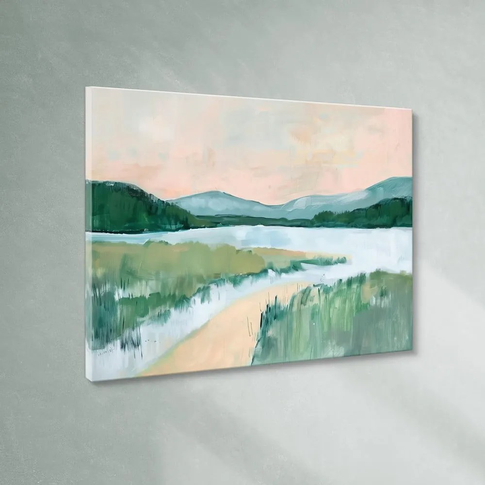 Obraz 70x100 cm Gouache Lake – Styler