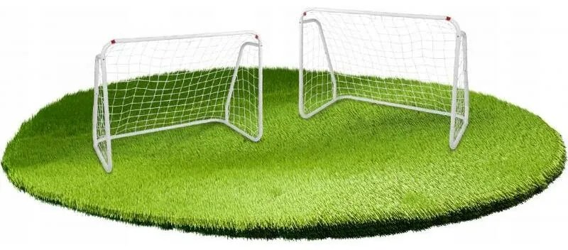 Aldotrade Futbalová bránka 124 x 96 x 61 cm, súprava 2ks