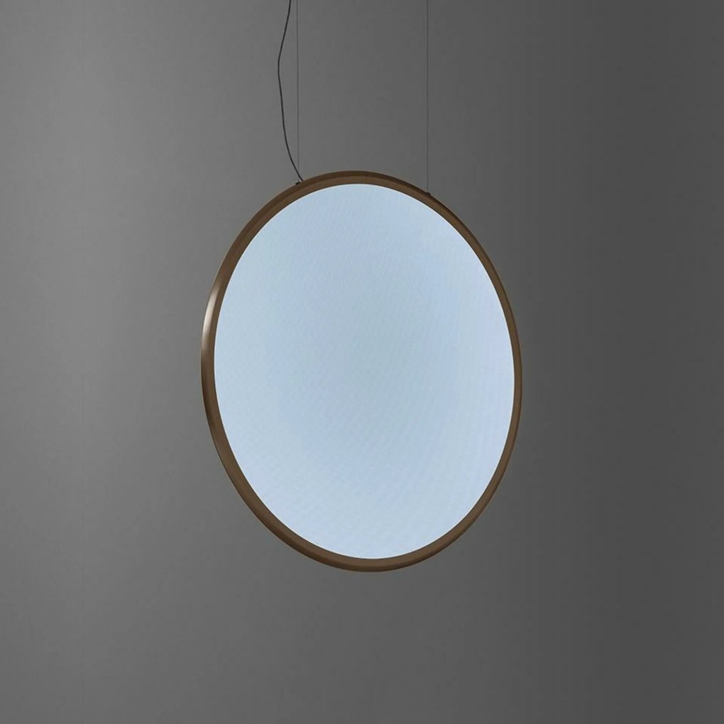 Artemide Discovery Vertical 70 závesné svietidlo bronz Tw Bluetooth 3246lm