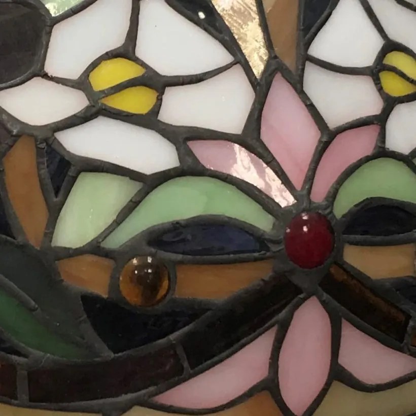 Premium Tiffany luxusný luster kolekcia LILY Ø50 3XE27