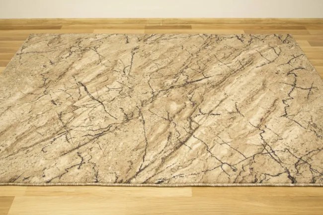 Metrážny koberec Aqua Marble 04 mramor, béžový / sivý