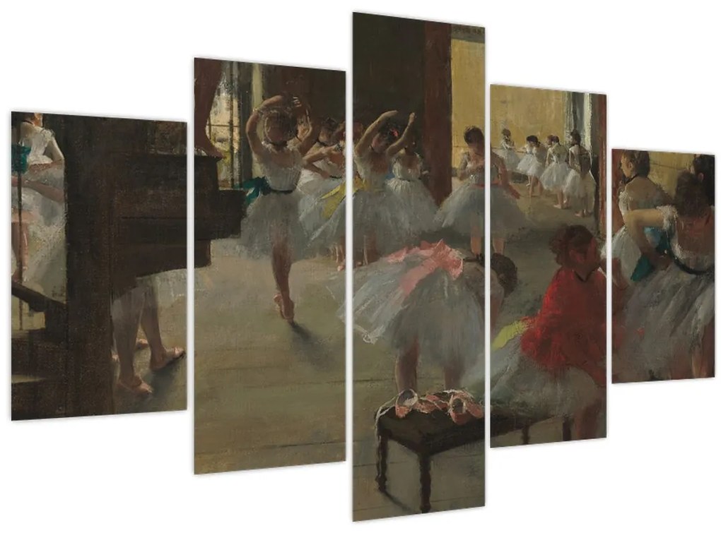 Obraz - Edgar Degas, The Dance Class, reprodukcia (150x105 cm)