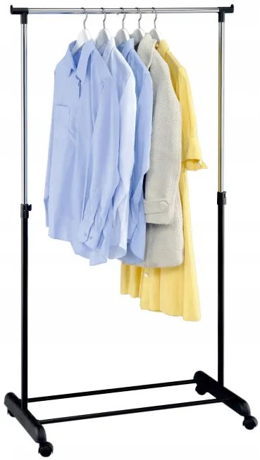 Vešiakový stojan na kolieskach IDA čierny