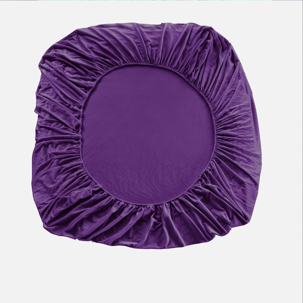 Plachta mikroplyš SOFT 90x200 cm tmavo fialové