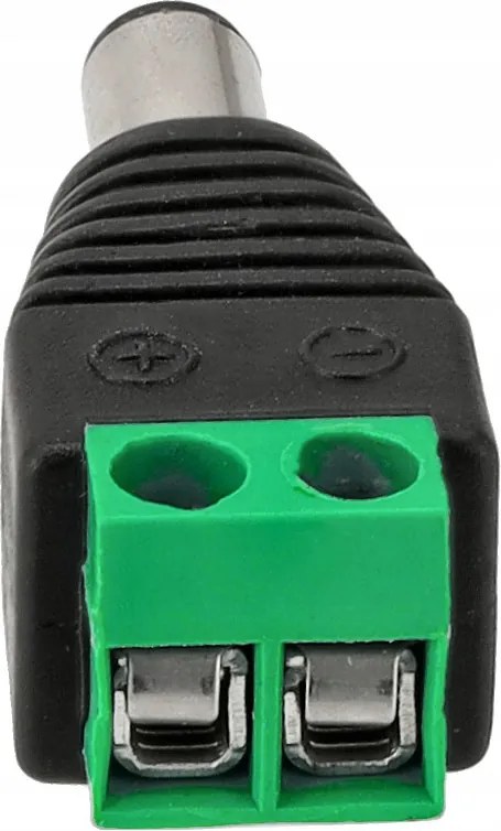 Sada konektorov DC 2,1 x 5,5 na pripojenie LED pásikov k napájaciemu zdroju