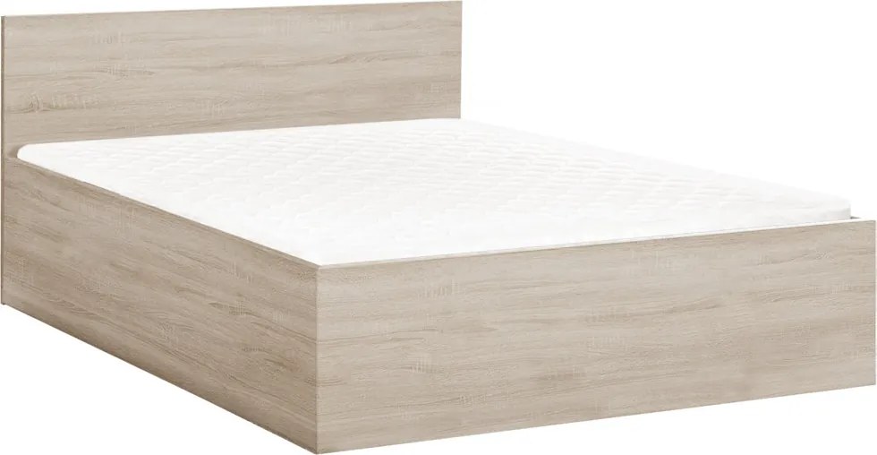 AKCIA Posteľ SOFIA 120 x 200 cm, dub sonoma II. akosť
