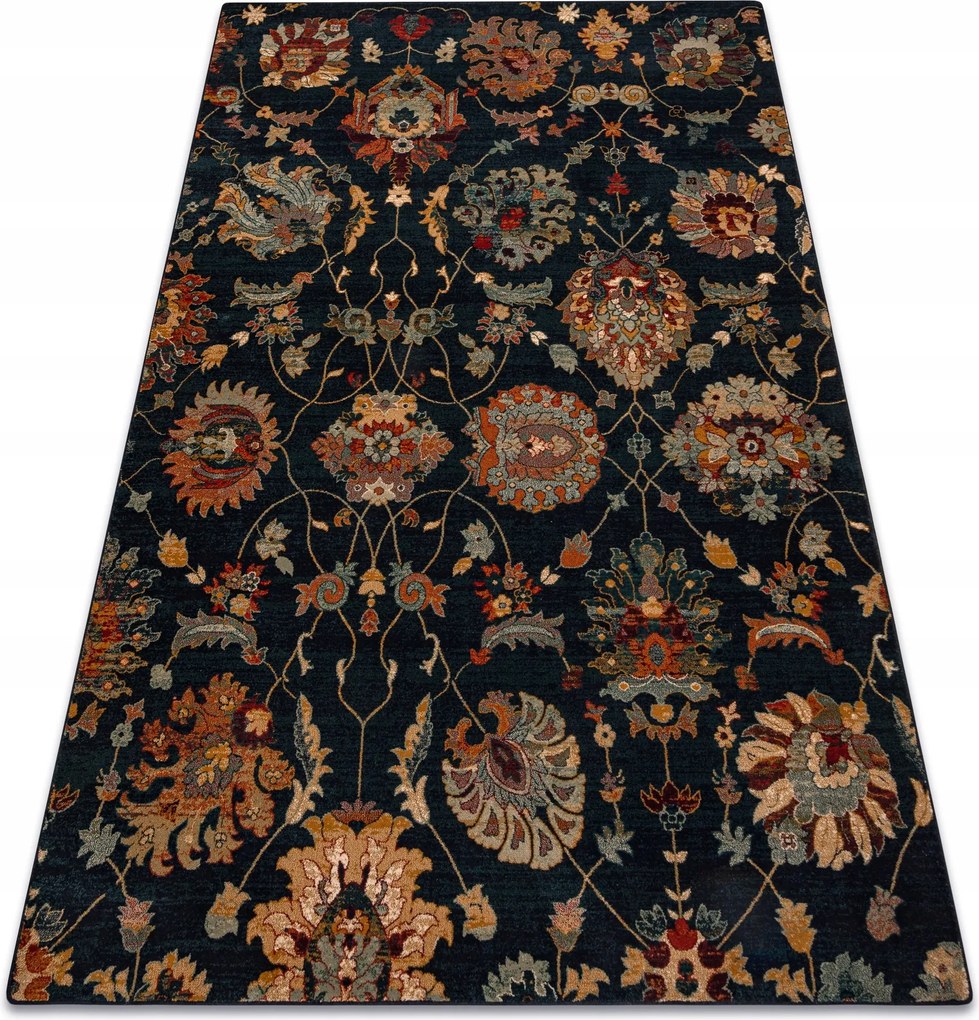 Koberec Do Obývačky vlna Omega Latica Kvety granátové Parzenica 235x350 cm