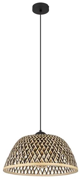 Globo 15767H1 - Luster na lanku COLLY 1xE27/15W/230V bambus