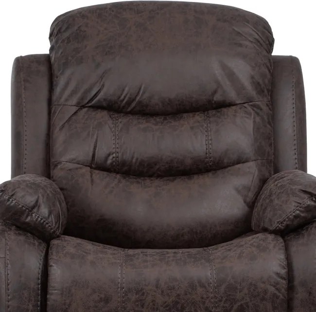 Polohovacie kreslo hnedé TV-4086 BR